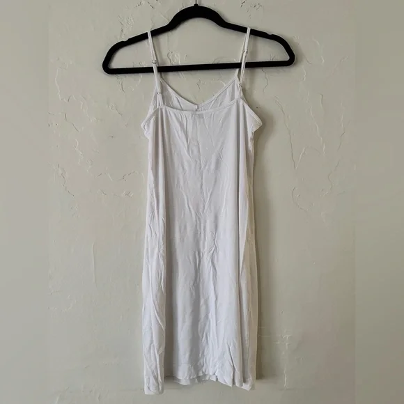 Adjustable White Slip Dress - Picture 4 of 8